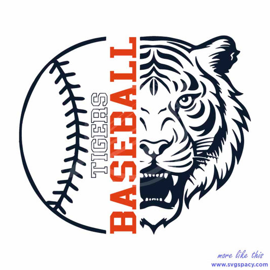 Detroit Tigers Baseball MLB Game Day SVG