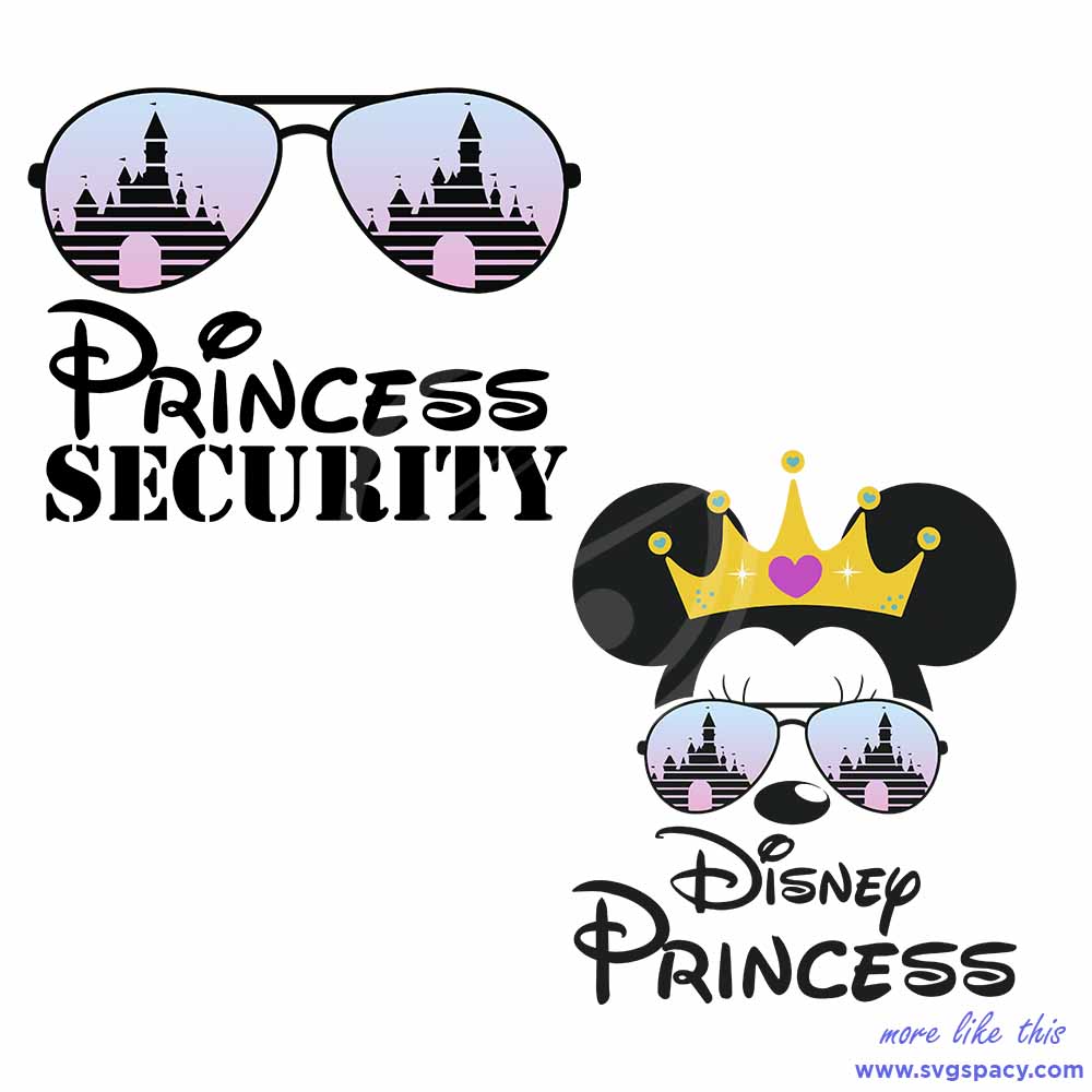 Disney Princess Mickey Minnie SVG