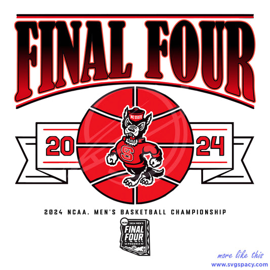 Final Tour NC State Mens Basketball Championship SVG