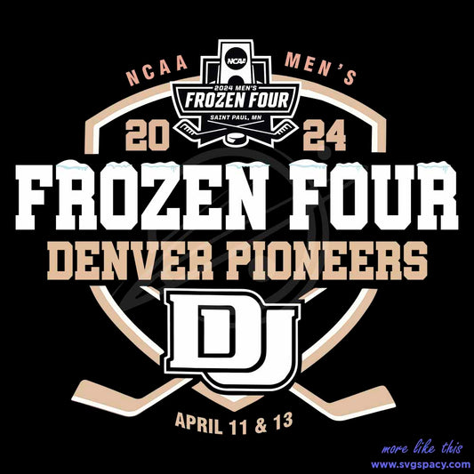 Frozen Four Denver Pioneers 2024 NCAA Mens SVG