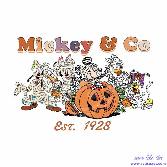 Halloween Mickey And Co Mummy SVG