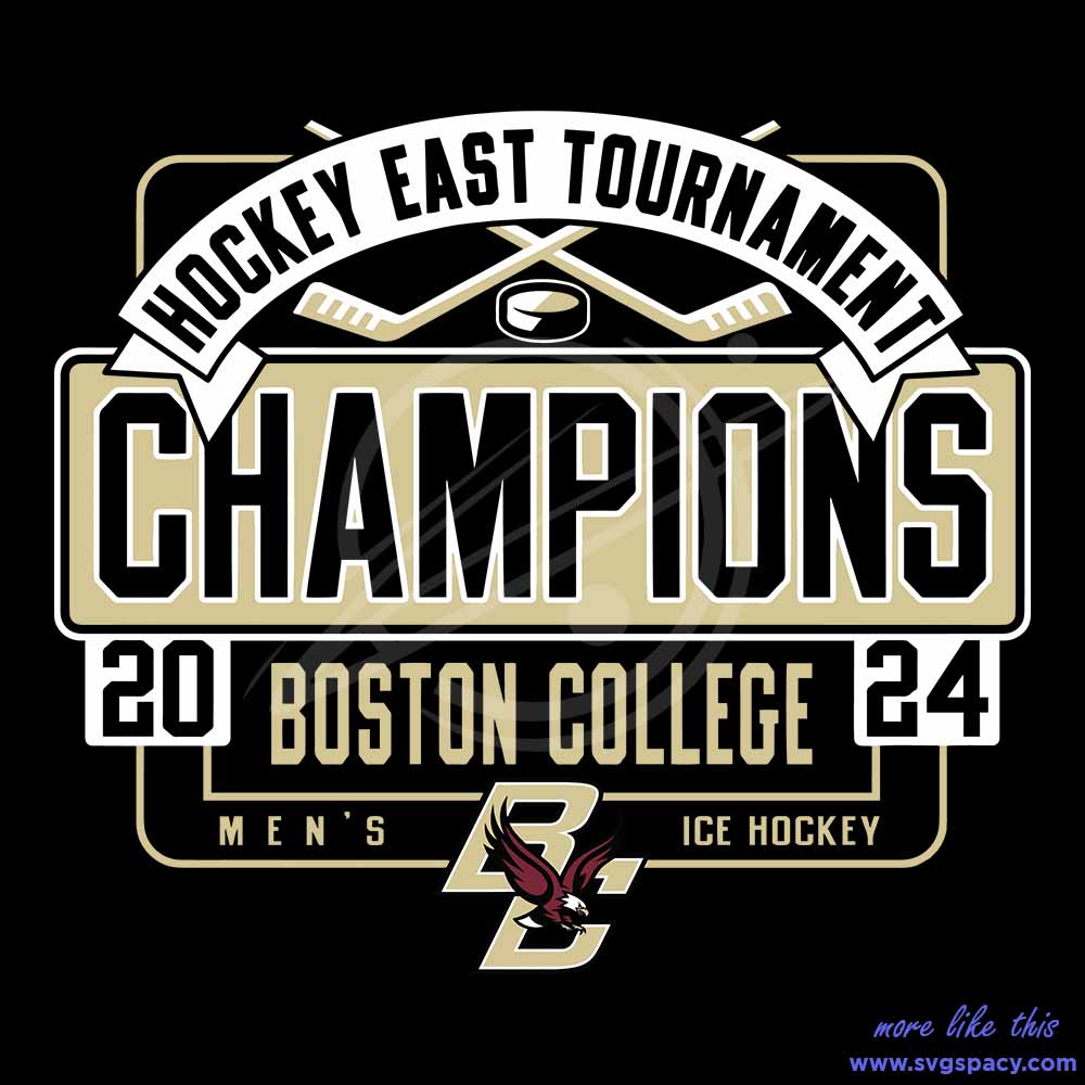 Hockey East Tournament Champions Boston College SVG