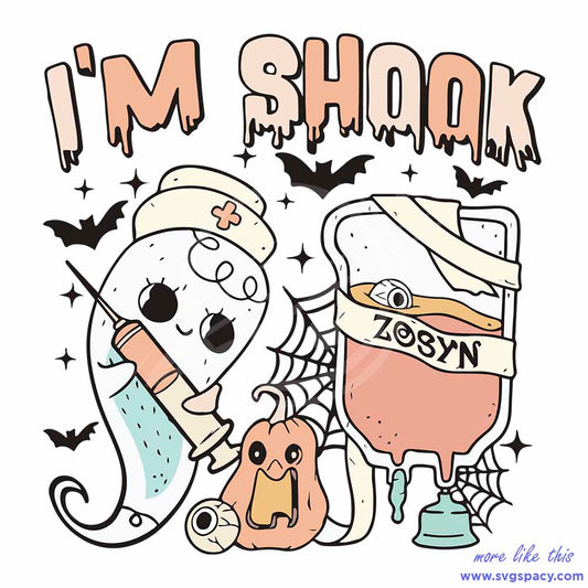 I Am Shook Zosyn Halloween SVG
