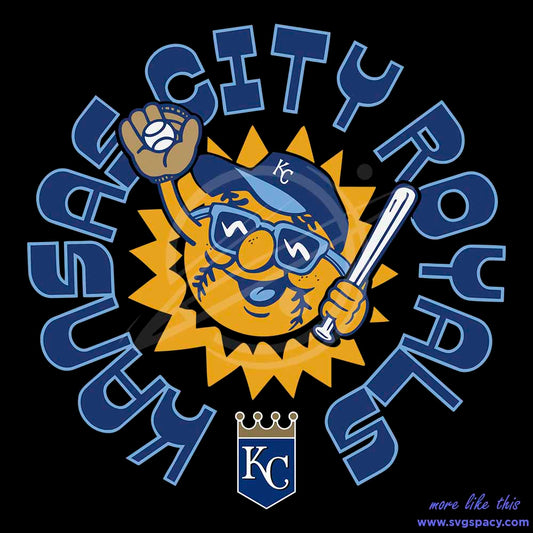 Kansas City Royals Bring Out The Blue SVG