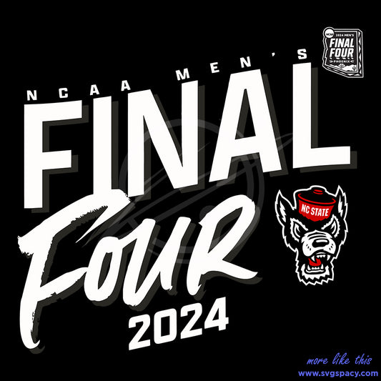 NC State Mens Basketball Final Tour 2024 SVG