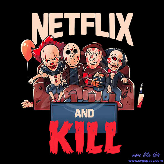 Netflix And Kill Horror Halloween PNG