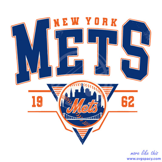New York Mets 1962 MLB Team SVG
