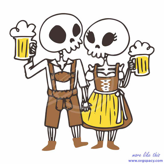 Octoberfest Beer Drinking SVG