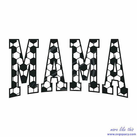 Retro Soccer Mama Happy Mothers Day SVG