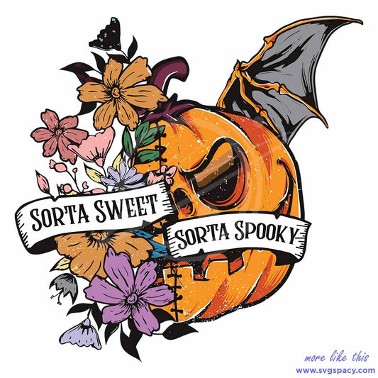 Sorta Sweet Sorta Spooky Halloween SVG