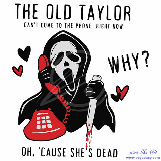 The Old Taylor Ghostface SVG File
