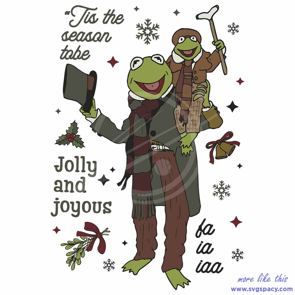 Tis The Season Muppet Christmas SVG
