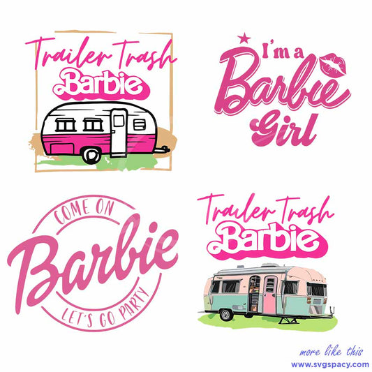 Trailer Trash Barbie PNG